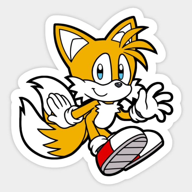 Miles "Tails" Prower Sticker by Chehaya